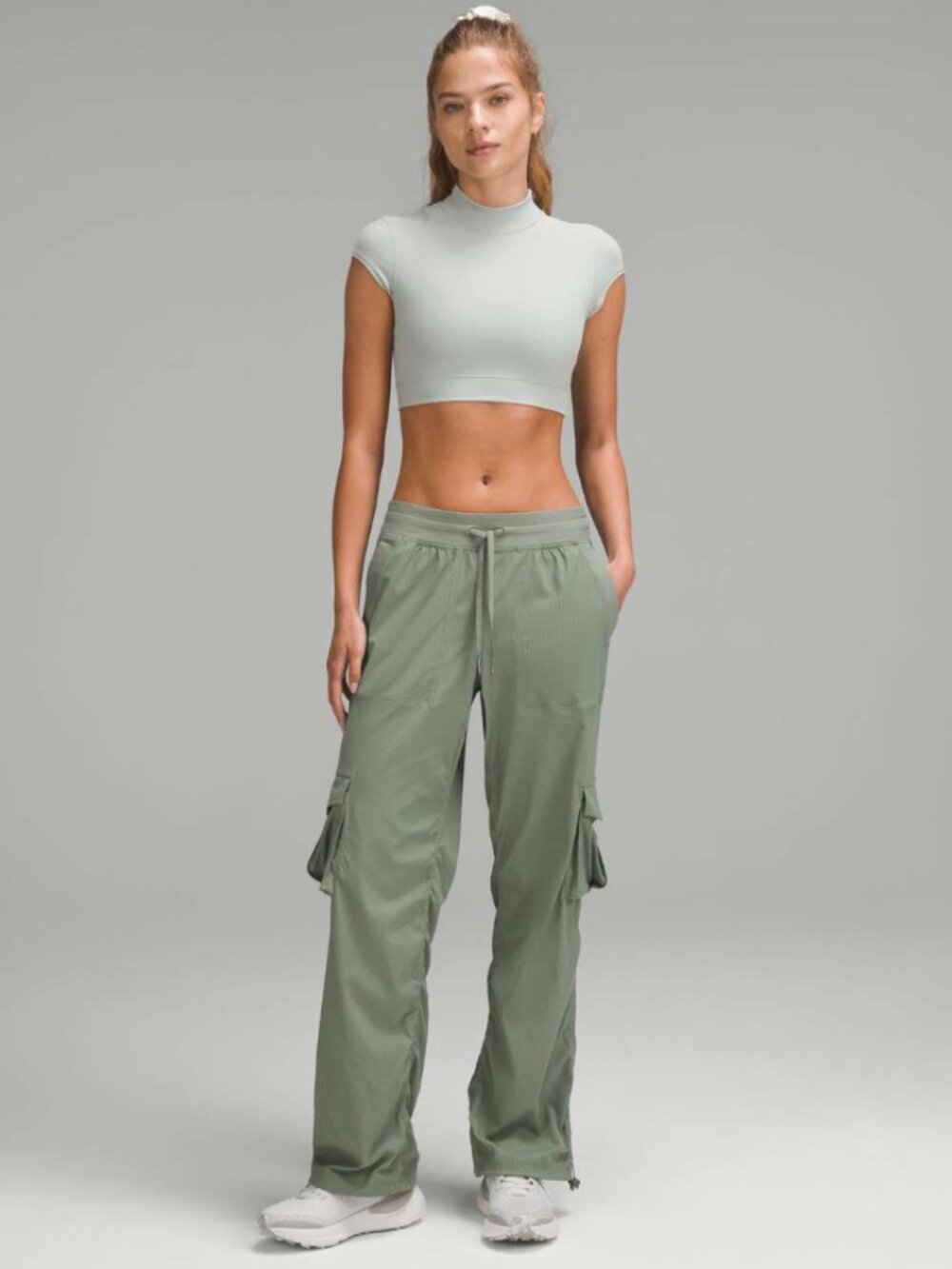 Lululemon Dance Studio Relaxed-Fit Mid-Rise Cargo Pant, Green, Size Small